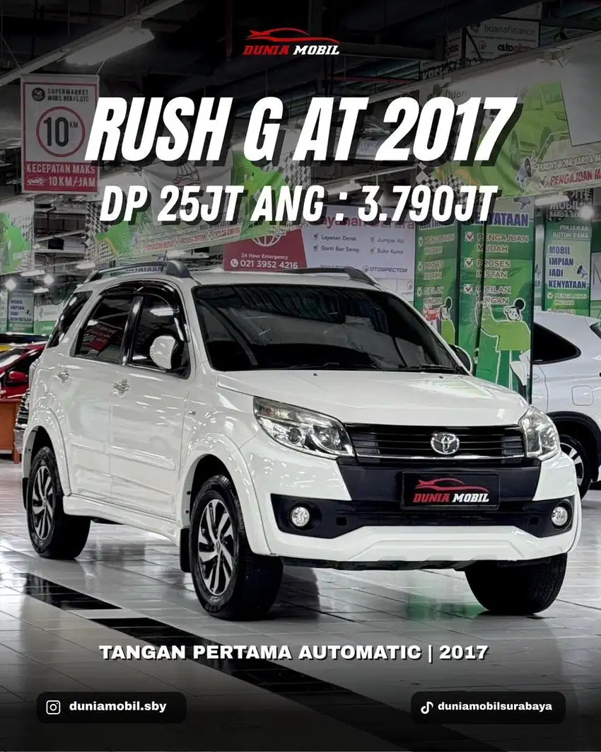 Rush 2017 / 2016 Toyota Automatic TRD Ultimo Bisa Tukar dengan Terios