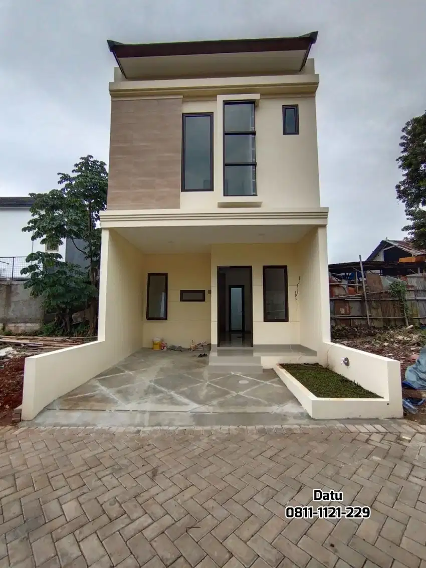 Rumah 2 LT Full Bata Merah 10 Menit ke Tol Cibubur Bonus AC DP Ringan
