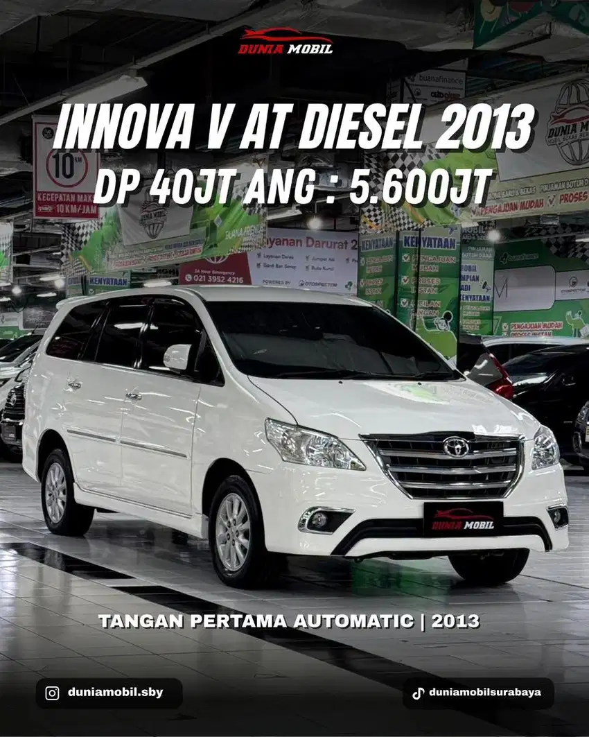 Toyota Innova V Diesel AT 2013 / 2014 Solar Matic Otomatis 2KD 2KD