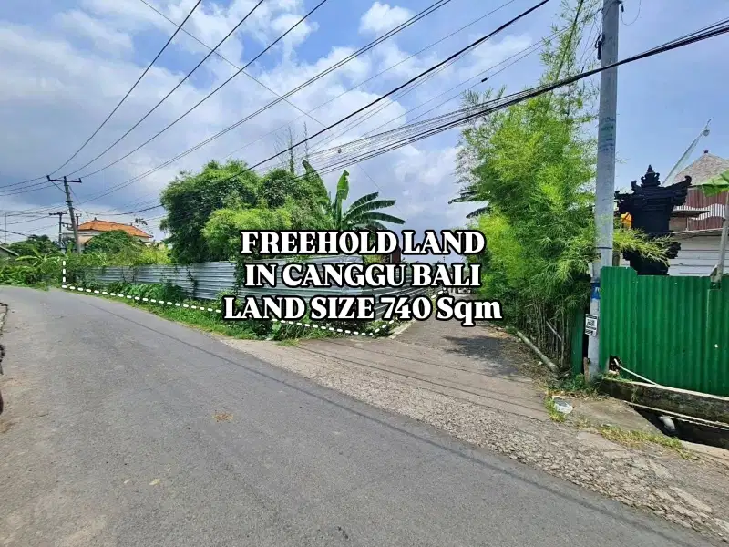 Tanah strategis di Tumbak Bayuh Canggu Kuta Utara Bali