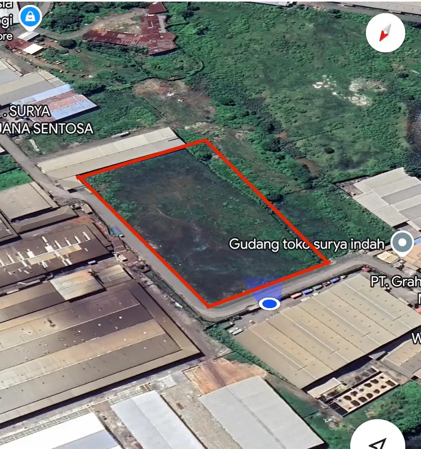 Kavling Gudang 1,3 ha Jl. PU makassar