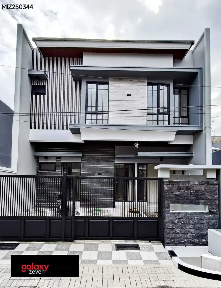 RUMAH BARU MINIMALIS KONTENPORER 2 LANTAI  WISMA PERMAI HANYA 2M AN