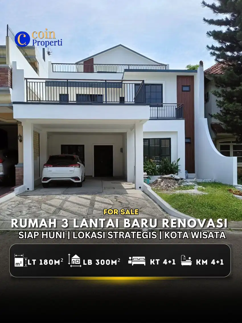DIJUAL RUMAH KOTA WISATA (sr)