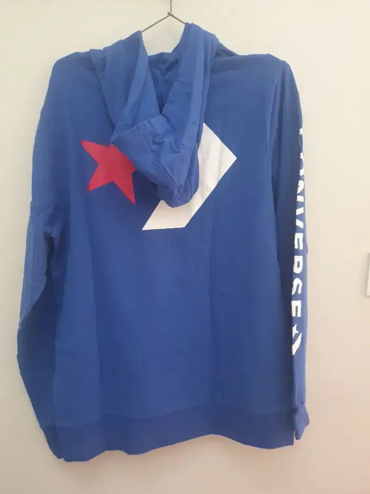 jacket hoodie converse ori 100%