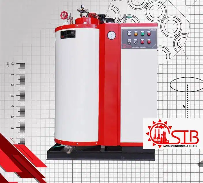 Steam boiler SSBV series - 100 kg gas (LPG, CNG, LNG) pemanas uap
