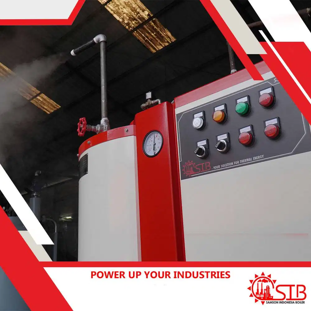 Steam boiler SSBV series - 100 kg diesel/solar (Pemanas uap ketel)