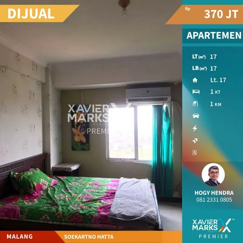 DIJUAL APARTEMEN SUHAT, Malang