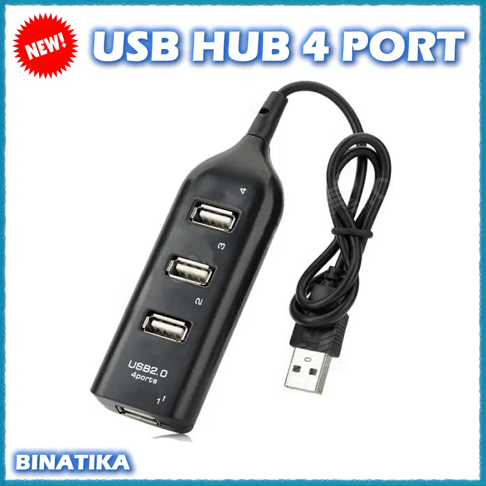 New USB HUB 4 PORT / USB HUB 4PORT - Binatika Banda Aceh