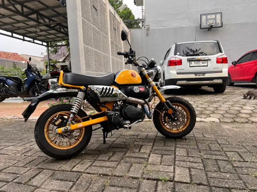 Mini Moto Honda Monkey Yellow 150cc custom 2023 nt MSX DAX 125 Grom