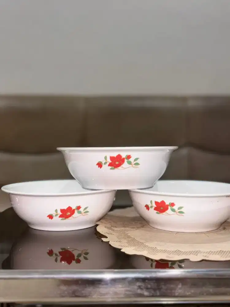 Mangkok keramik 1lusin