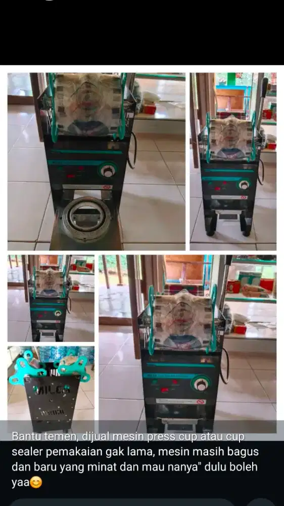 JUAL ALAT PRESS MINUMAN MILEA