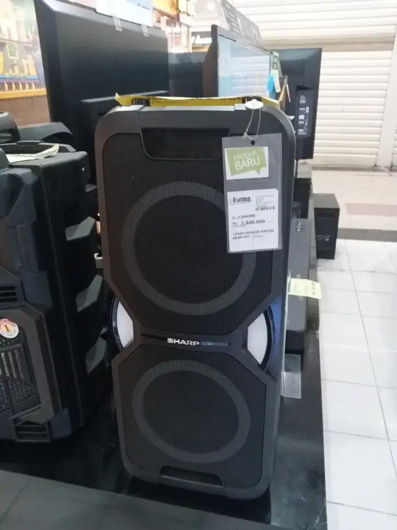 CICILAN RINGAN SHARP SPEAKER PORTABLE