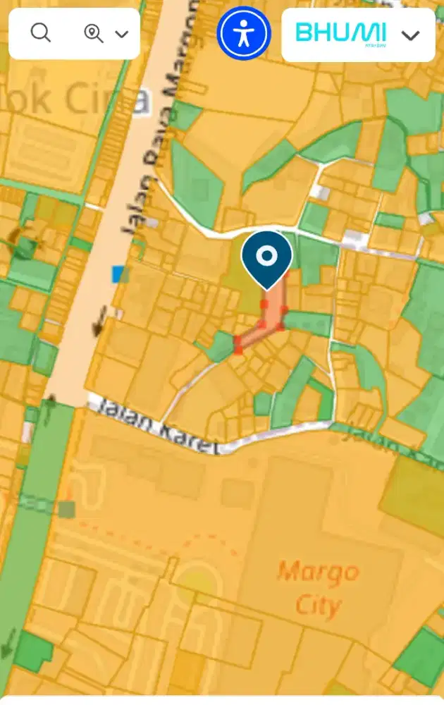 Di jual lahan 1071.jl Yahyanuih.dekat margo City stasiun dan kampus ui