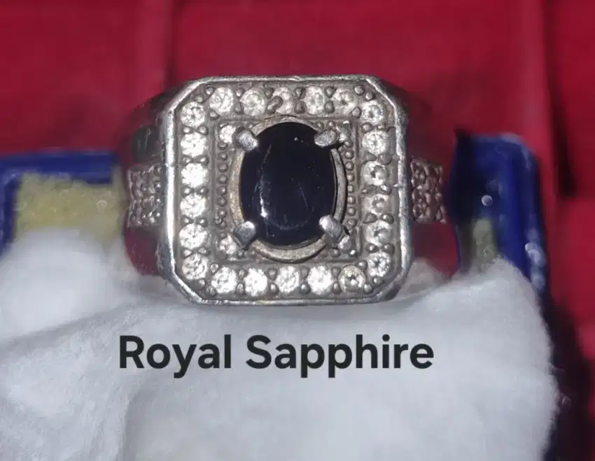 Batu Akik Black Royal Shaphire