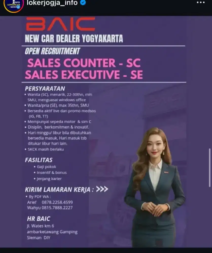 Loker sales counter & area