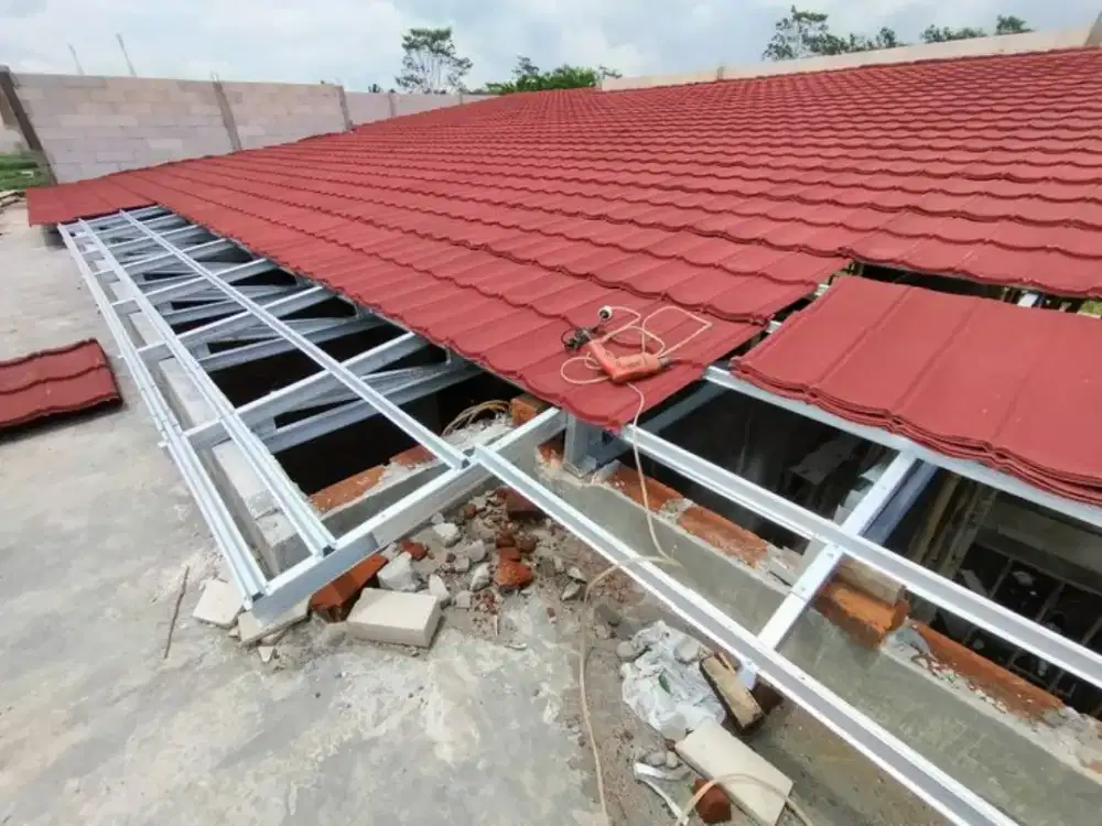 Bongkar pasang atap baja ringan dll