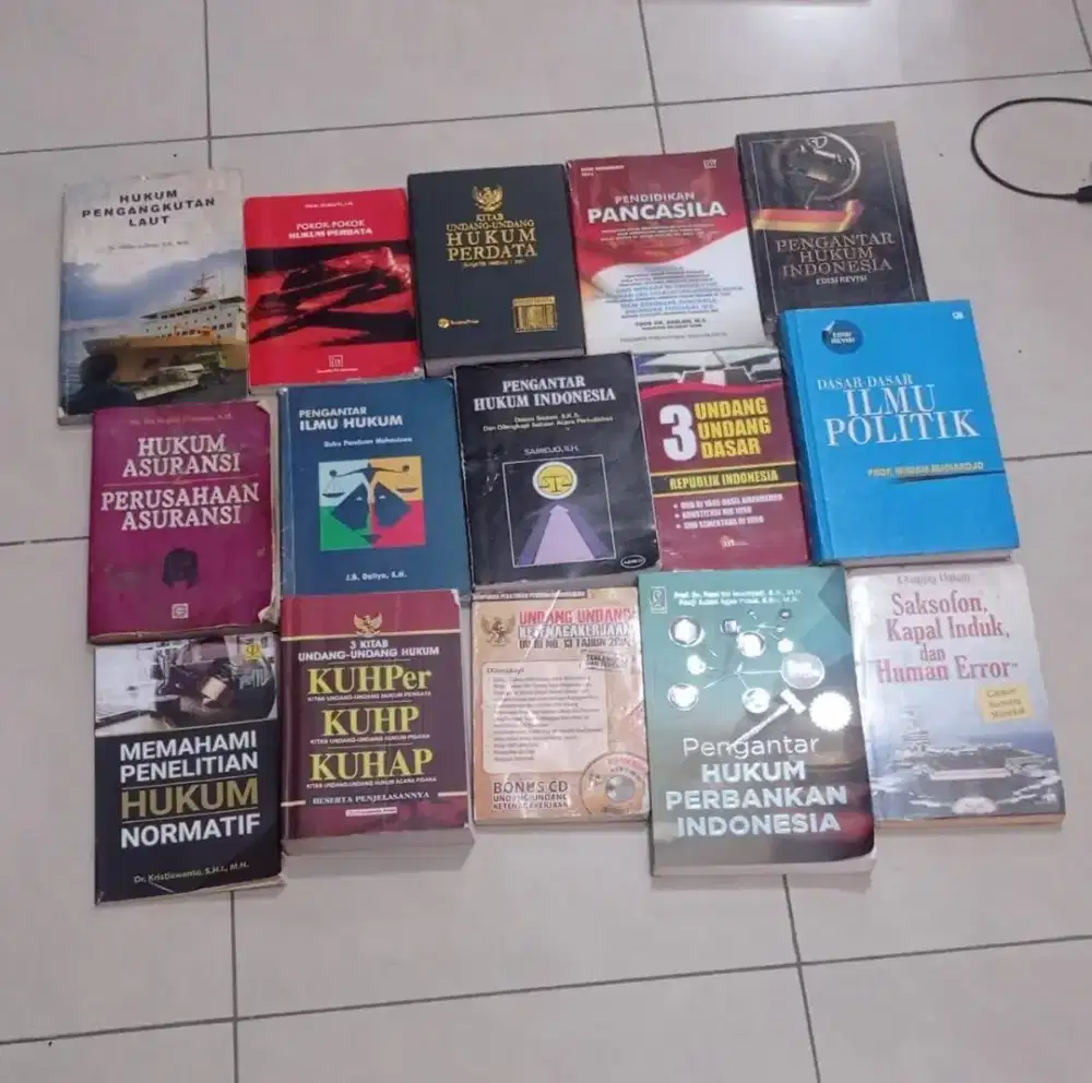 Buku series hukum law dan sebagainya