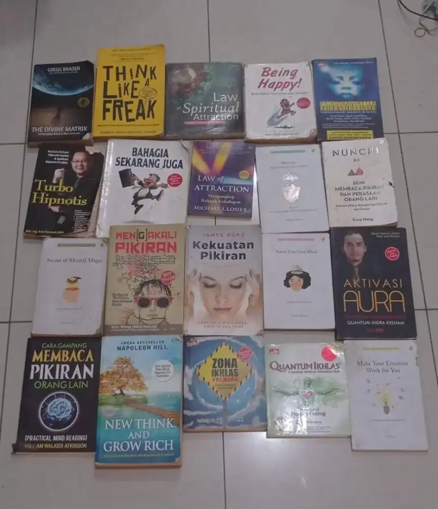 Jual' murah semua buku pikiran dan mind