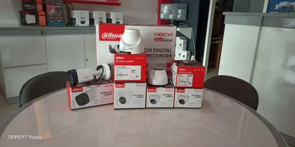 Paket 6 CAMERA CCTV DAHUA IR PLUS PASANG