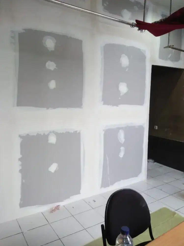 Pemasangan partisi gypsum sekat ruangan