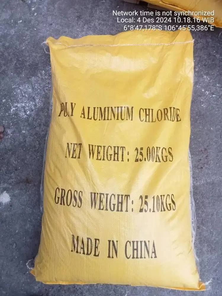 PAC Poly Alumunium Chloride China 25 KGs