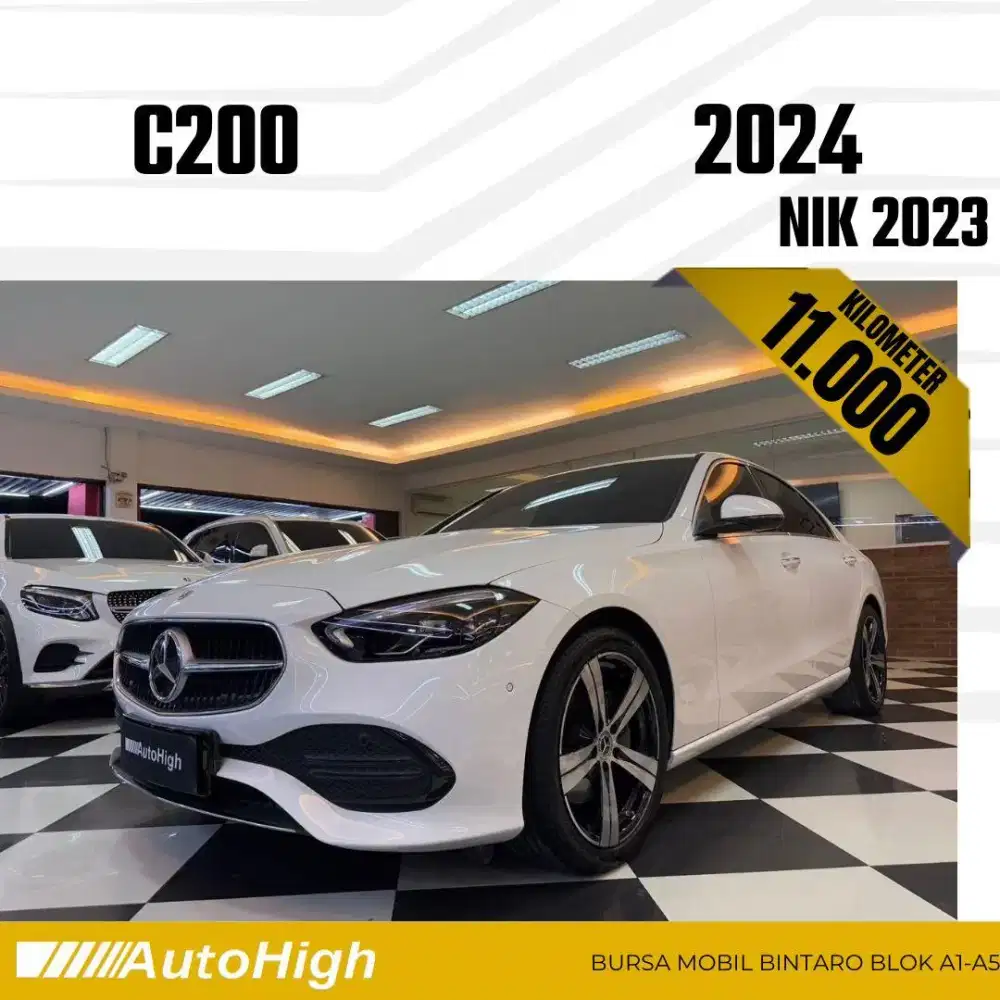 DP10% [Km11.000] C200 Avantgarde 2023 White Reg 2022 #AUTOHIGH