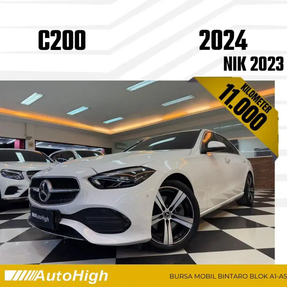 DP10% [Km11.000] C200 Avantgarde 2023 White Reg 2022 #AUTOHIGH