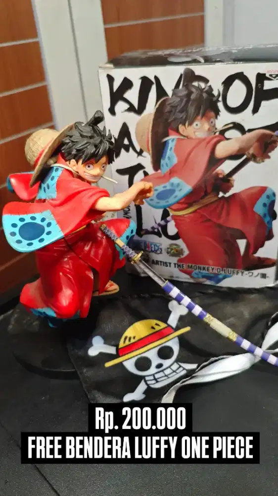 Action figure the monky.d. luffy one piece
