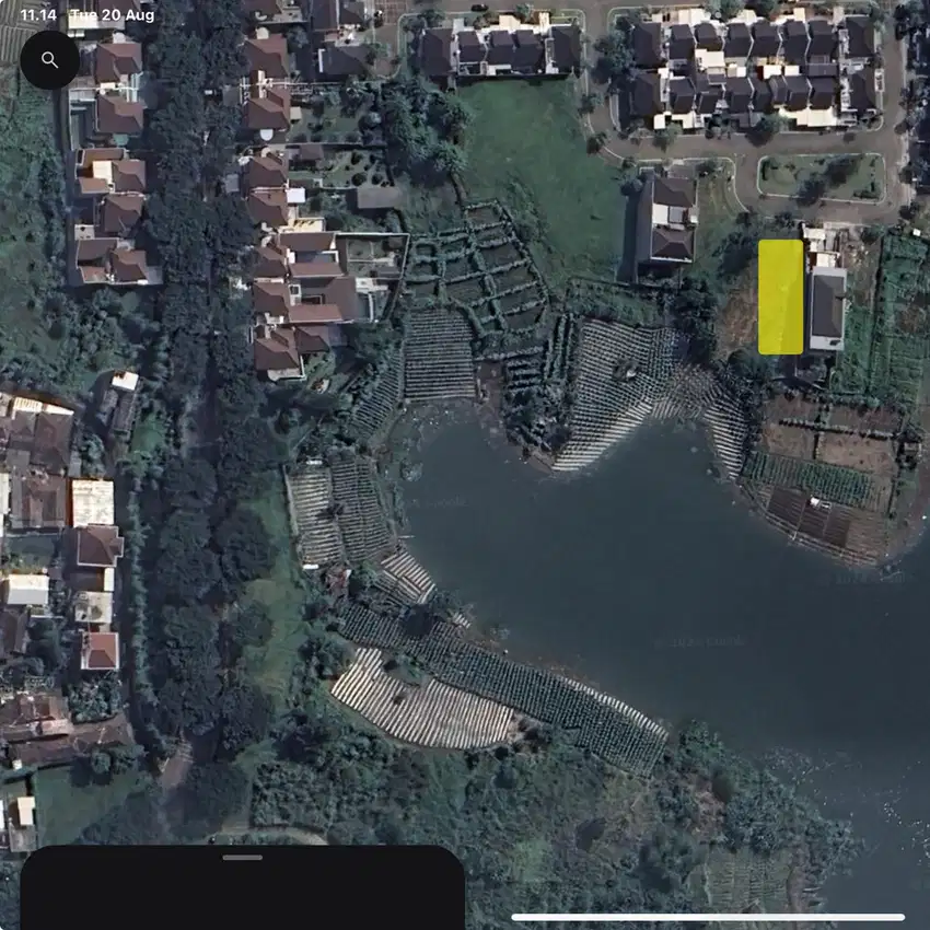 Kavling Depan taman Belakang Danau Hadap Utara KBP