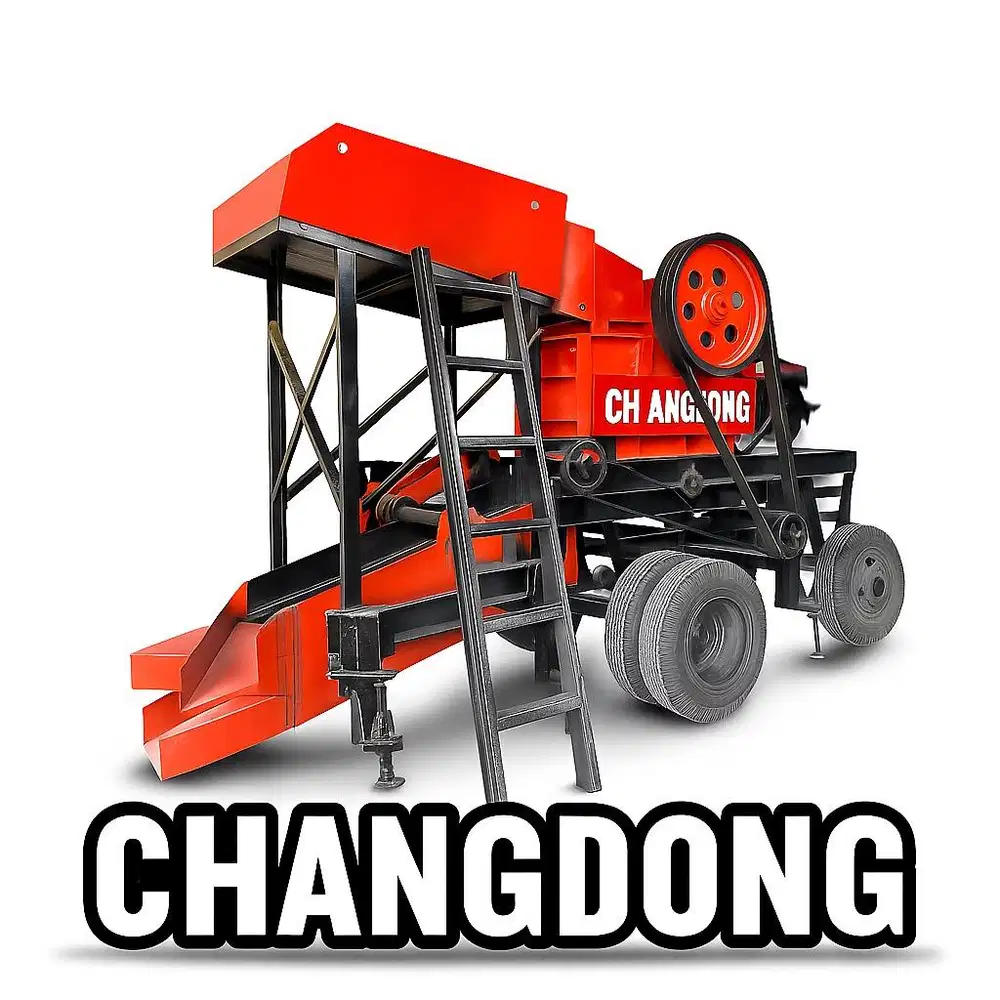 Mesin jaw crusher mobile