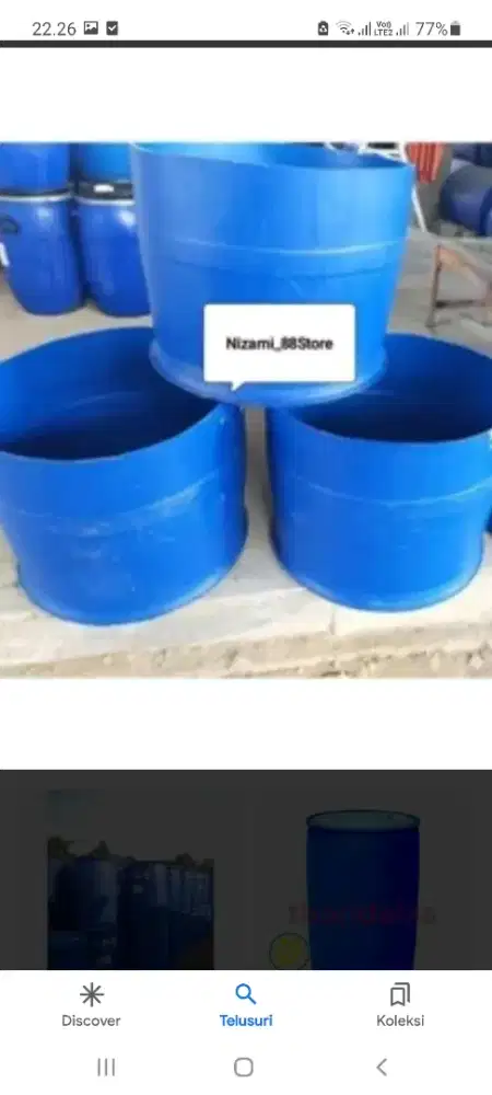 Jual 2Pot Drom Atom Biru Untuk MenanamPohon ManggaKiojay Madu Thailand