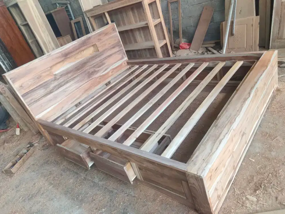 Aneka mebel dari kayu jati..