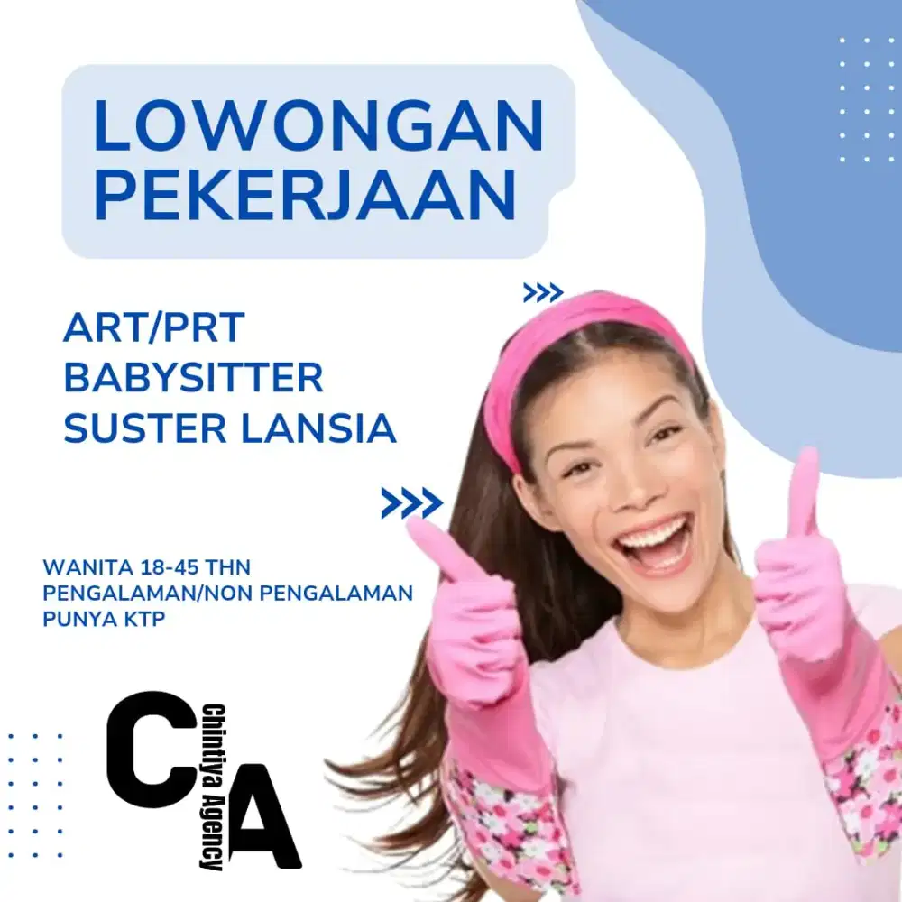 LOKER ART, PRT, BABYSITTER, SUSTER LANSIA