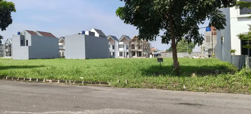 Tanah murah siap huni di dalam komplek