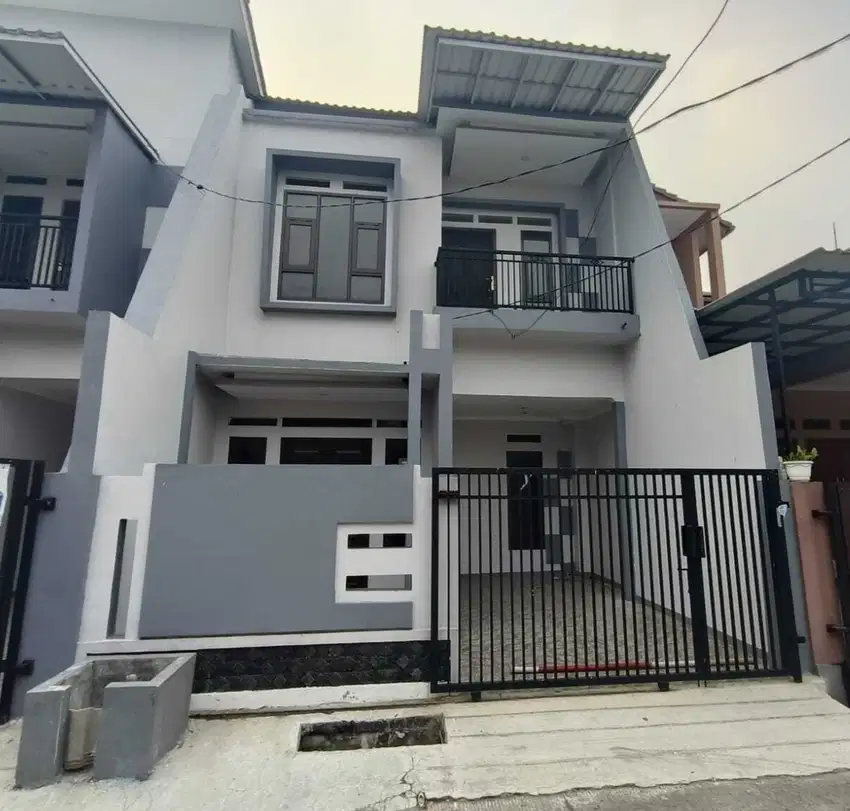TINGGAL 1 UNIT ! Rumah BARU 2lantai FULL DEKAT STASIUN KRL BEKASI
