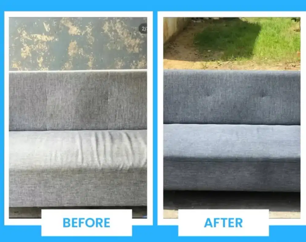 Jasa panggilan homeservis cuci sofa sofabed kasur Springbed karpet