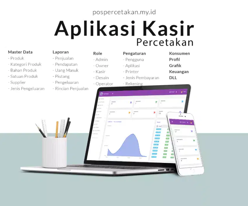 Software Percetakan dan Keuangan Kasir