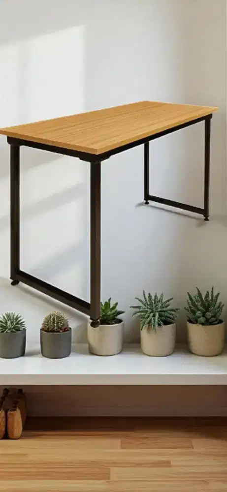 Meja cafe ukuran 120x60