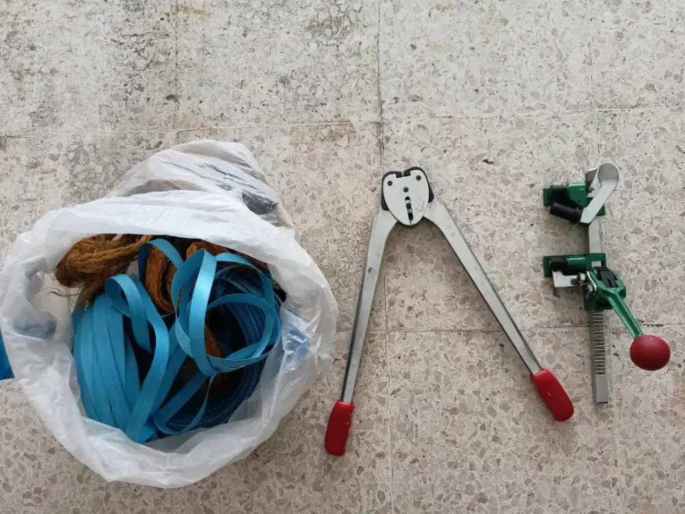Alat klem, pengikat kardus, strapping packing