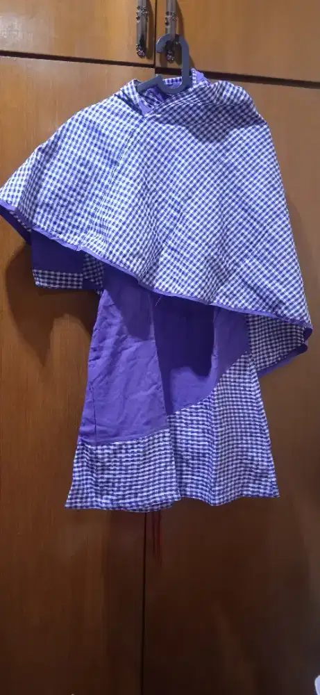 set gamis katun anak usia 7 tahun