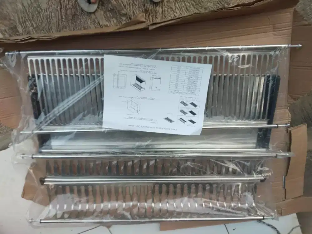 RAK PIRING STENLIS KHUSUS DI DALAM KABINET KITCHEN SET