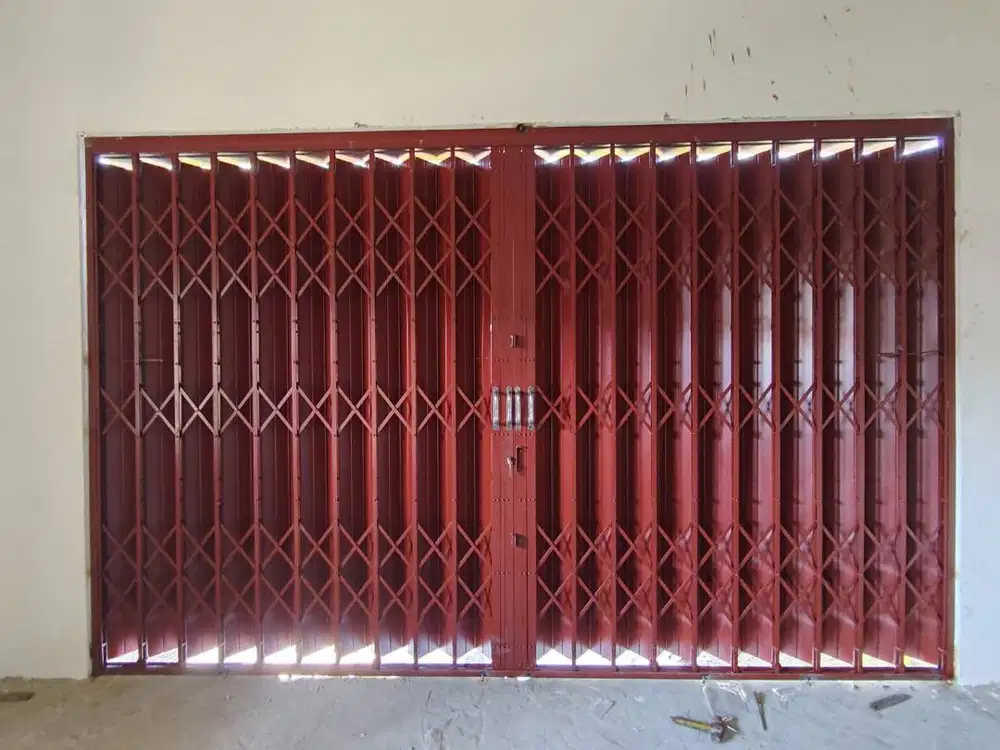 Pembuatan Pintu Folding Gate atau Harmonika