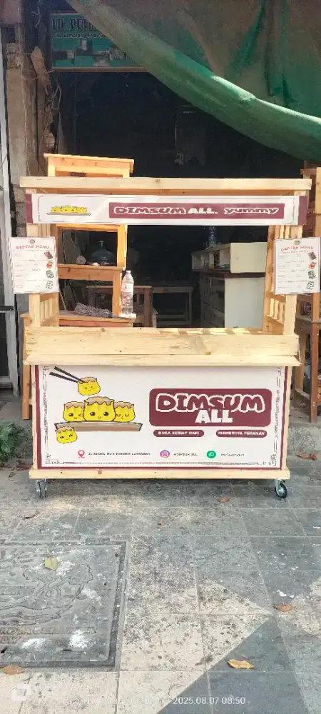 Booth Portabel rombong bisa bongkar pasang (Bisa Custom)