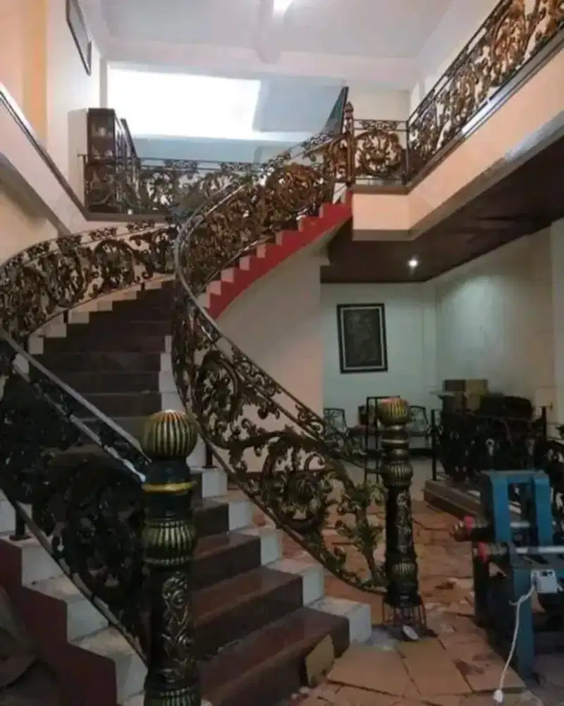 Railing tempa, pagar klasik, gerbang tempa, railing