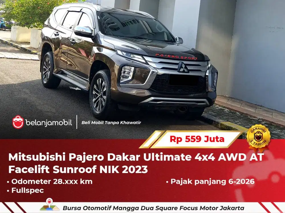 [ 4x4 ] Mitsubishi Pajero Dakar Ultimate AWD AT Facelift 2023/2024
