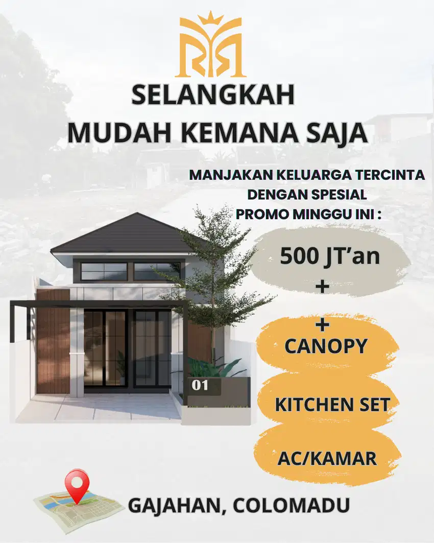Rekomendasi  Rumah 1 LAntai Dekat Dengan Enter Tol Solo