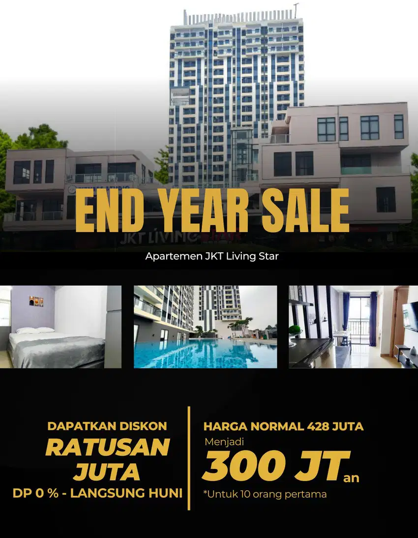 Apartemen JKT Living Star - Cicilan Mulai 1 Jutaan