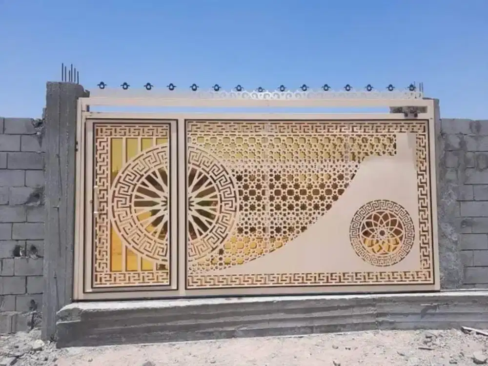 Bengkel las Lampung tralis kanopi pintu pagar gerbang tangga