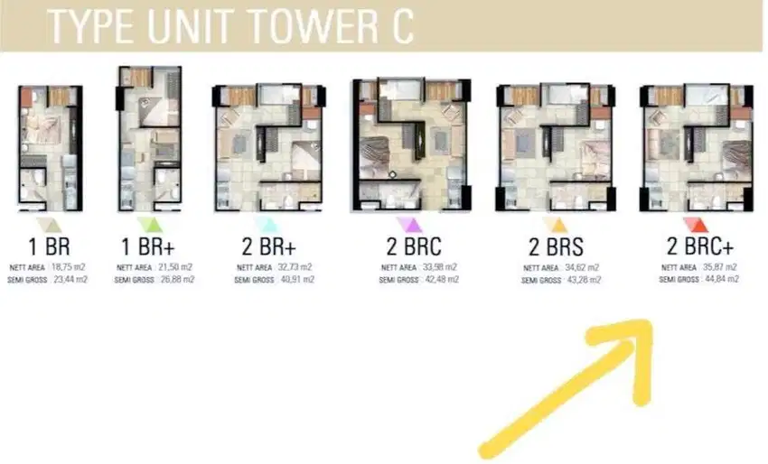 JUAL APARTEMEN LOKASI STRATEGIS GUNAWANGSA TIDAR SURABAYA