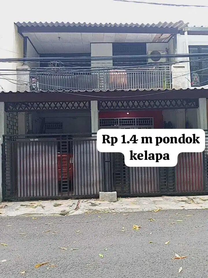 Jual rumah di kavling DKI pondok kelapa duren sawit Jakarta Timur